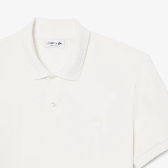 Klassiek getailleerd geribbeld polo-shirt
