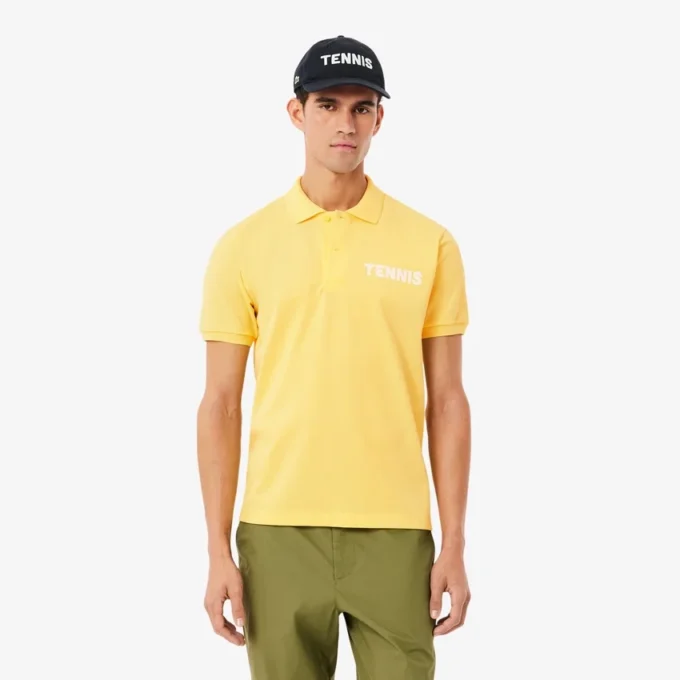 Klassiek model bedrukt Petit Piqué-Polo