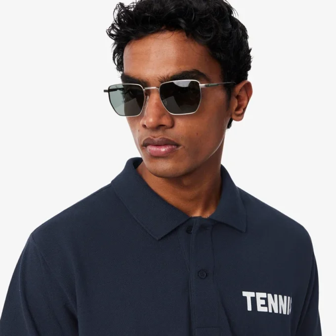 Klassiek model bedrukt Petit Piqué-Polo