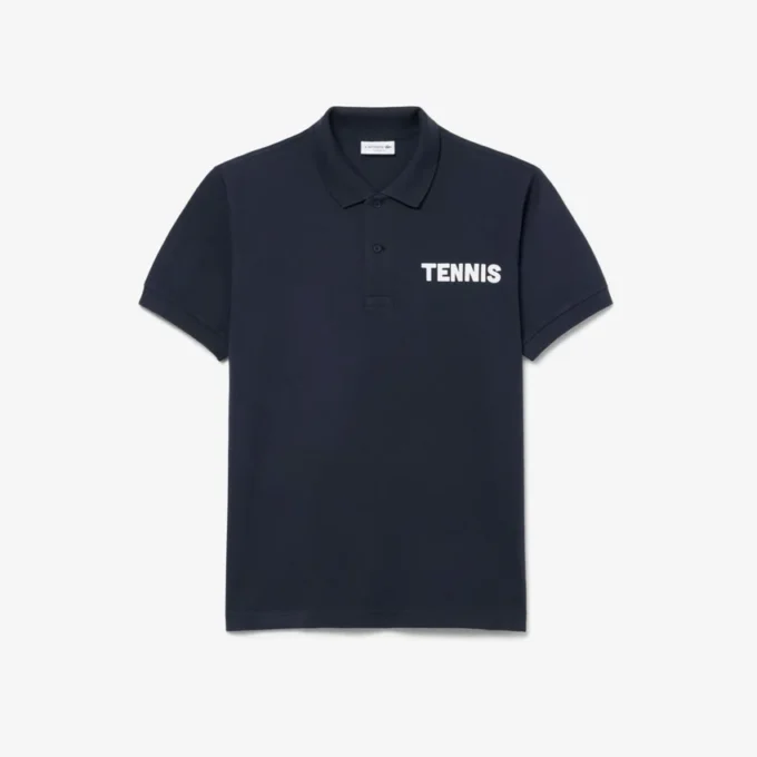 Klassiek model bedrukt Petit Piqué-Polo