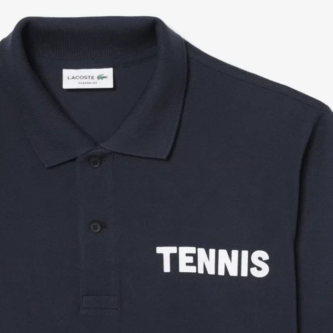 Klassiek model bedrukt Petit Piqué-Polo