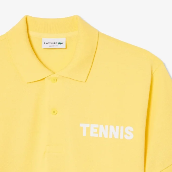Klassiek model bedrukt Petit Piqué-Polo