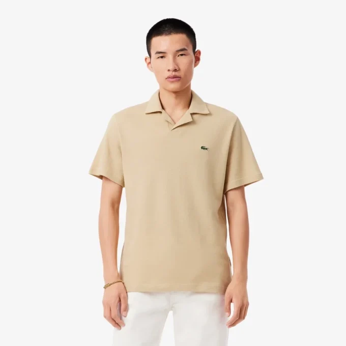 Klassiek model katoen-linnen Polo