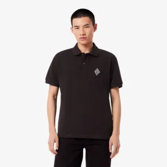 Klassieke pasvorm met badge-accent Piqua-polo