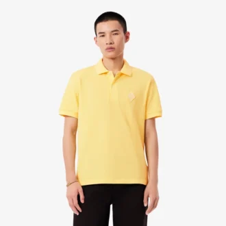 Klassieke pasvorm met badge-accent Piqua-polo