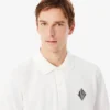 Klassieke pasvorm met badge-accent Piqua-polo