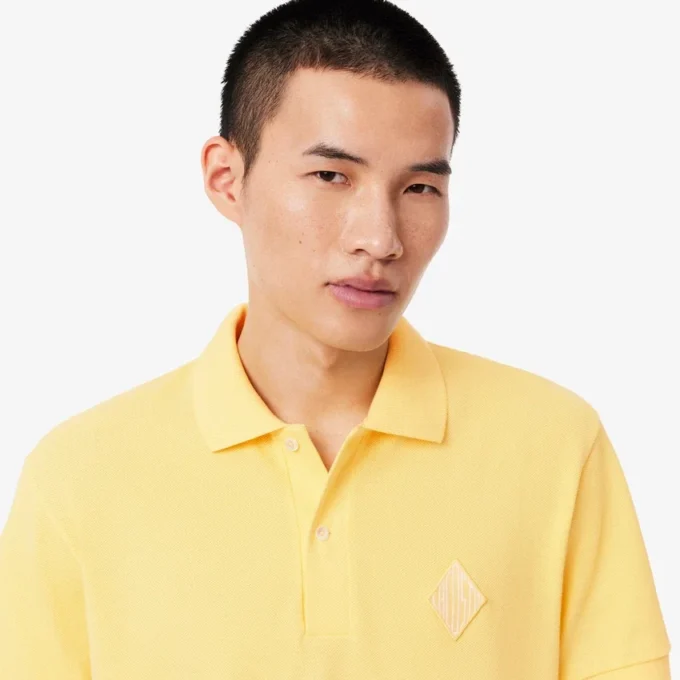 Klassieke pasvorm met badge-accent Piqua-polo
