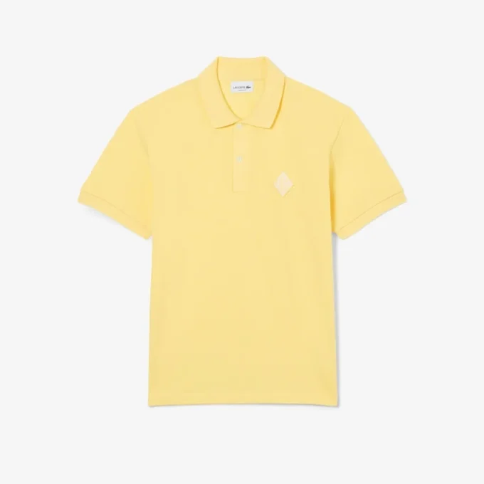Klassieke pasvorm met badge-accent Piqua-polo
