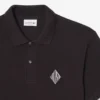 Klassieke pasvorm met badge-accent Piqua-polo