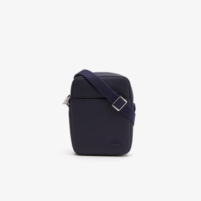 Klassieke Petit Piqua-tas met ritssluiting voor heren