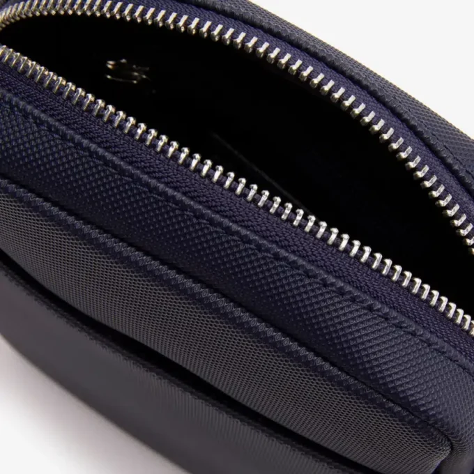 Klassieke Petit Piqua-tas met ritssluiting voor heren