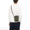 Klassieke Petit Piqua-tas met ritssluiting voor heren
