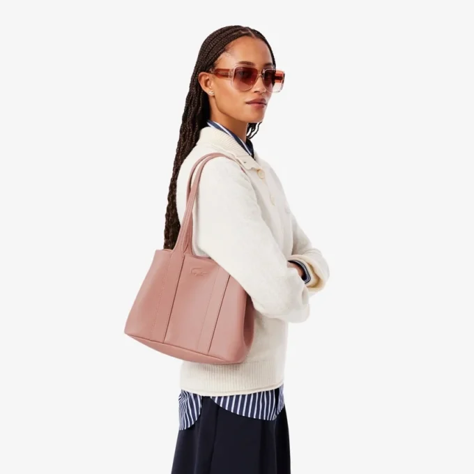 Kleine City Court-tote van generfd leer