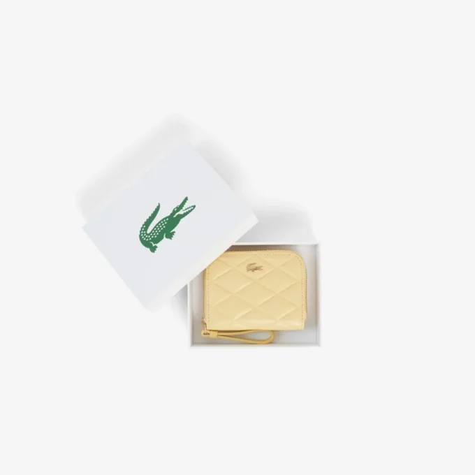 Kleine portemonnee van Crocodelle-leer