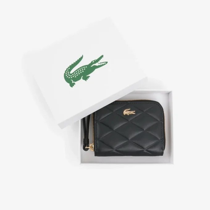 Kleine portemonnee van Crocodelle-leer