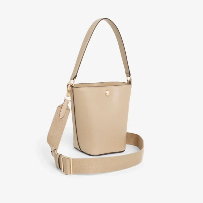 Kleine Tennis Bliss leren bucket bag