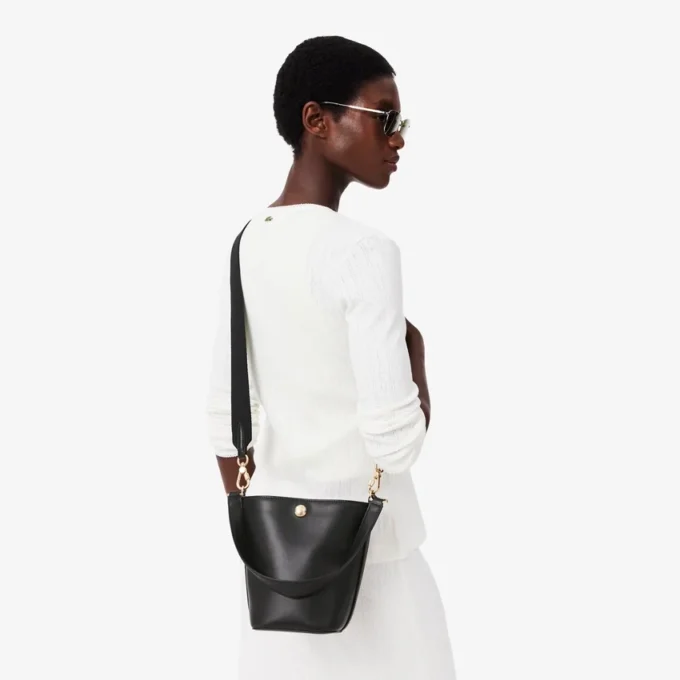 Kleine Tennis Bliss leren bucket bag
