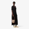 Kleine zomerse raffia bucket bag