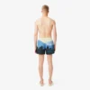 Korte boxershort met landschapsprint voor heren