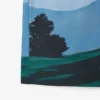 Korte boxershort met landschapsprint voor heren