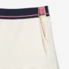 Korte geplooide rok van wolmix voor dames