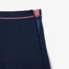 Korte geplooide rok van wolmix voor dames
