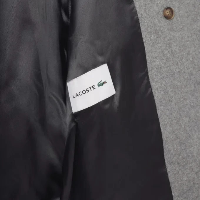 Korte oversized peacoat van wolmix voor dames