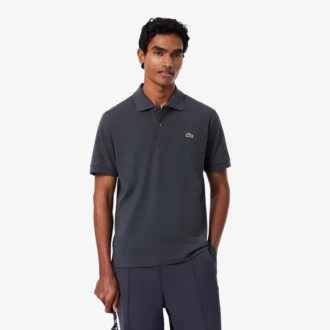 L.12.12 Light Piqué-polo met klassieke pasvorm voor heren