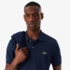 L.12.12 Light Piqué-polo met klassieke pasvorm voor heren