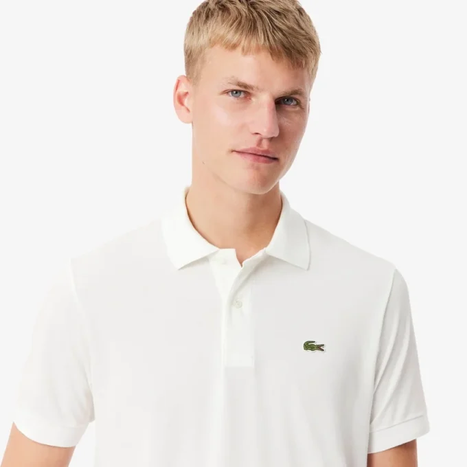 L.12.12 Light Piqué-polo met klassieke pasvorm voor heren