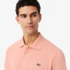 L.12.12 Light Piqué-polo met klassieke pasvorm voor heren