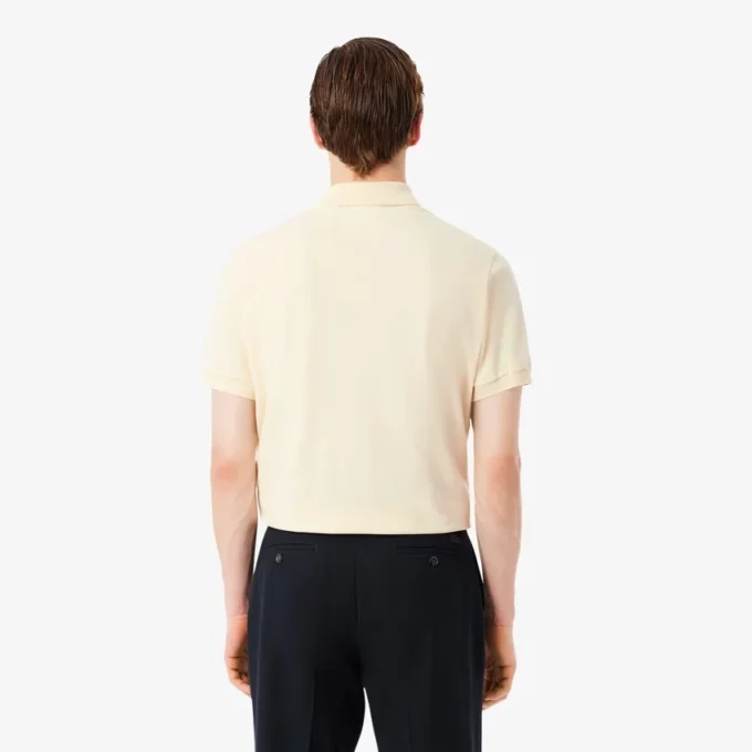 L.12.12 Light Piqué-polo met klassieke pasvorm voor heren