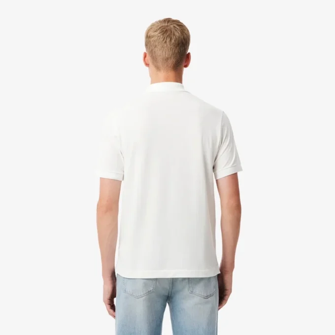 L.12.12 Light Piqué-polo met klassieke pasvorm voor heren