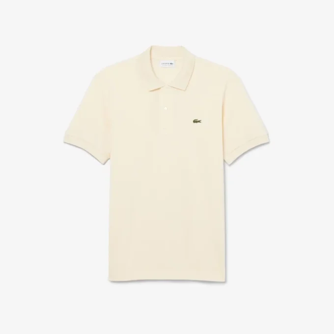 L.12.12 Light Piqué-polo met klassieke pasvorm voor heren