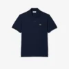 L.12.12 Light Piqué-polo met klassieke pasvorm voor heren