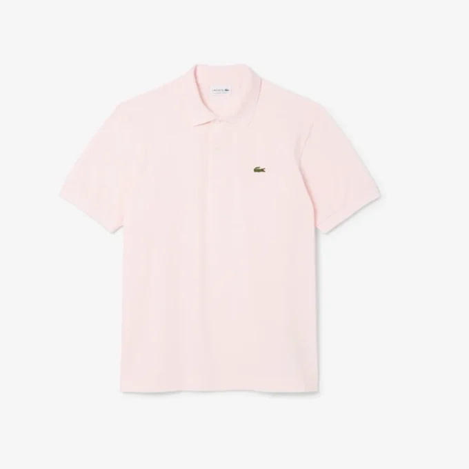 L.12.12 Light Piqué-polo met klassieke pasvorm voor heren