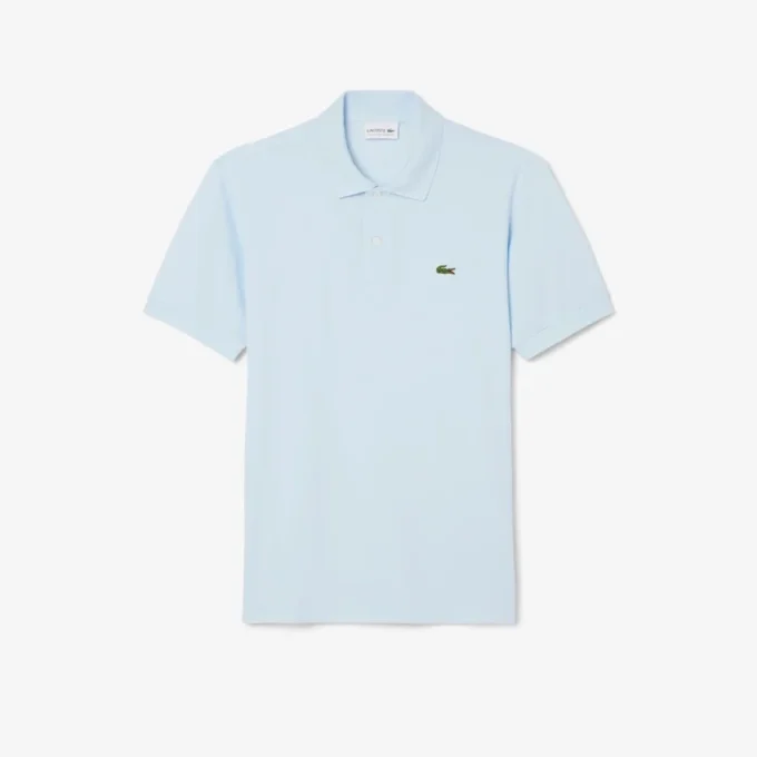L.12.12 Light Piqué-polo met klassieke pasvorm voor heren