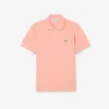 L.12.12 Light Piqué-polo met klassieke pasvorm voor heren
