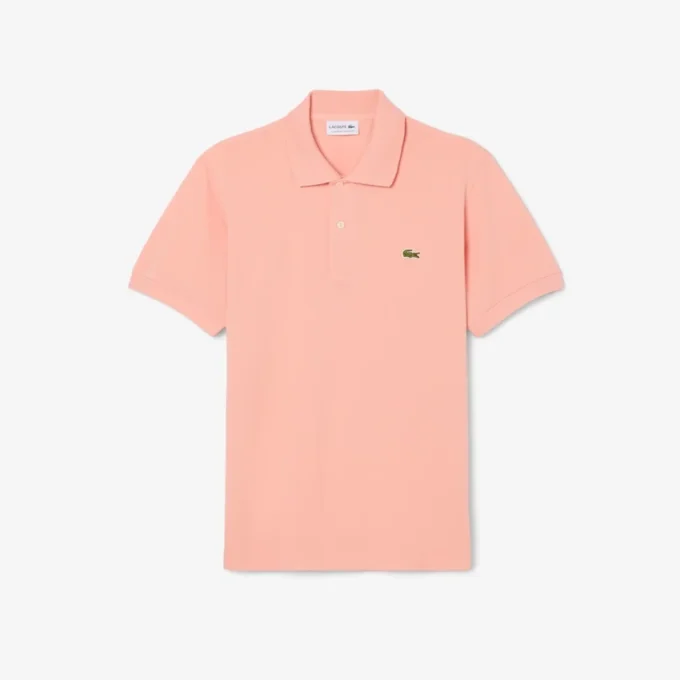 L.12.12 Light Piqué-polo met klassieke pasvorm voor heren