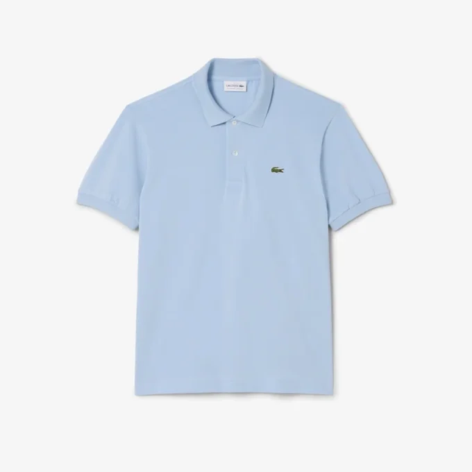 L.12.12 Light Piqué-polo met klassieke pasvorm voor heren