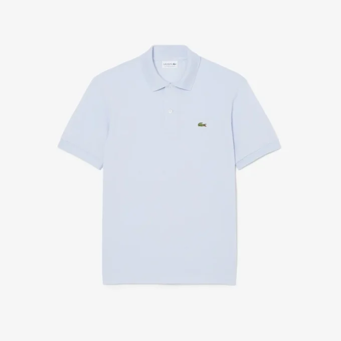L.12.12 Light Piqué-polo met klassieke pasvorm voor heren