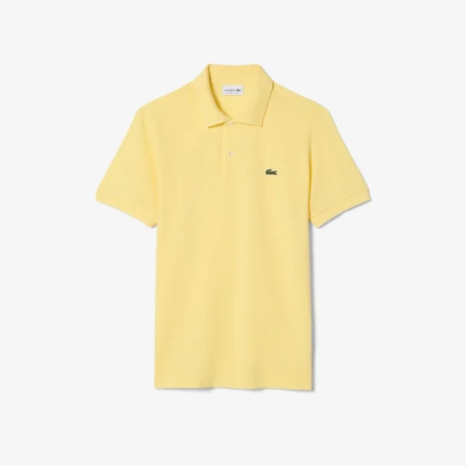 L.12.12 Light Piqué-polo met klassieke pasvorm voor heren