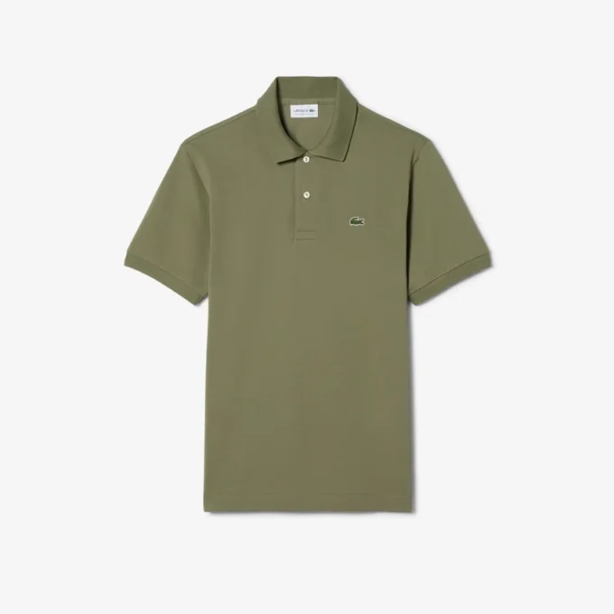 L.12.12 Light Piqué-polo met klassieke pasvorm voor heren