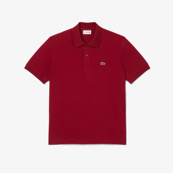 L.12.12 Light Piqué-polo met klassieke pasvorm voor heren
