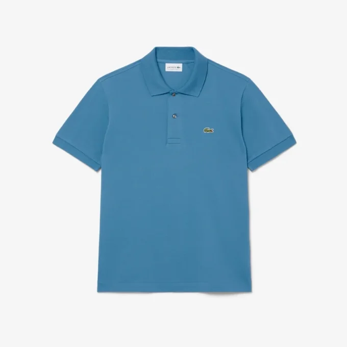 L.12.12 Light Piqué-polo met klassieke pasvorm voor heren