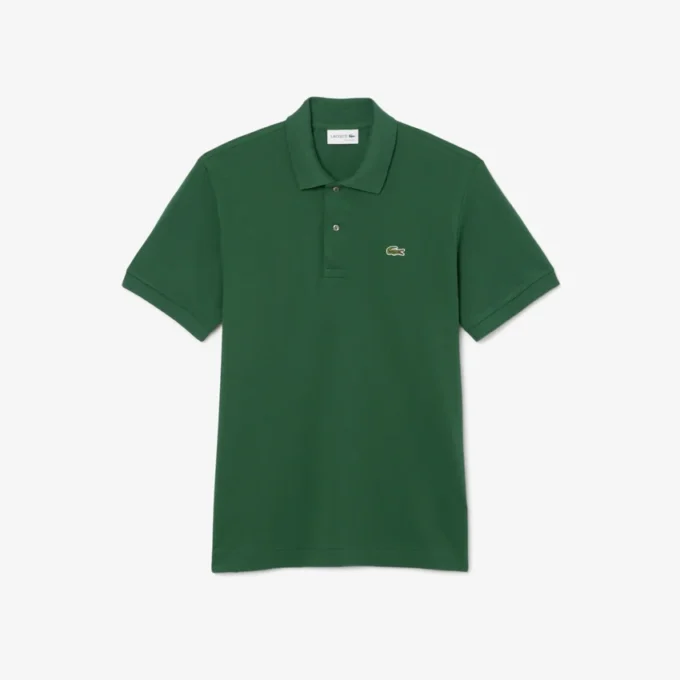 L.12.12 Light Piqué-polo met klassieke pasvorm voor heren