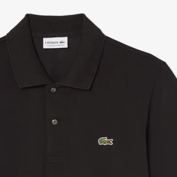 L.12.12 Light Piqué-polo met klassieke pasvorm voor heren