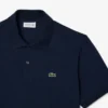 L.12.12 Light Piqué-polo met klassieke pasvorm voor heren