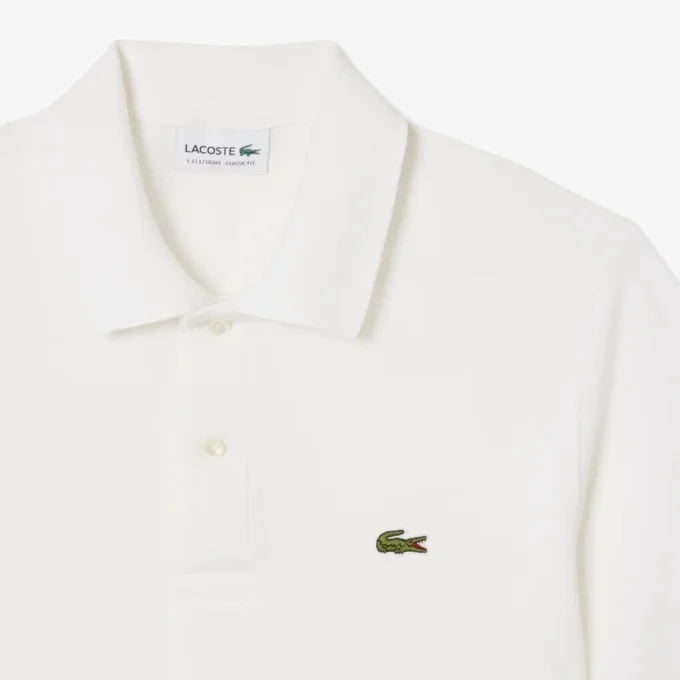 L.12.12 Light Piqué-polo met klassieke pasvorm voor heren