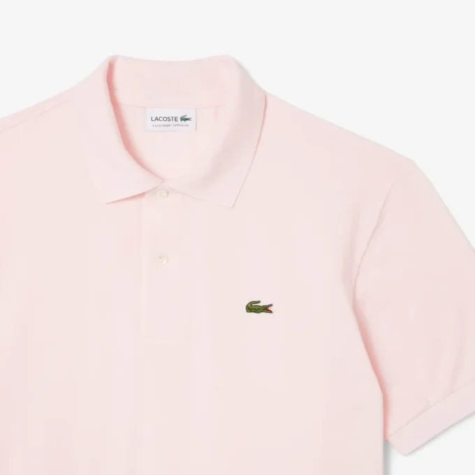 L.12.12 Light Piqué-polo met klassieke pasvorm voor heren